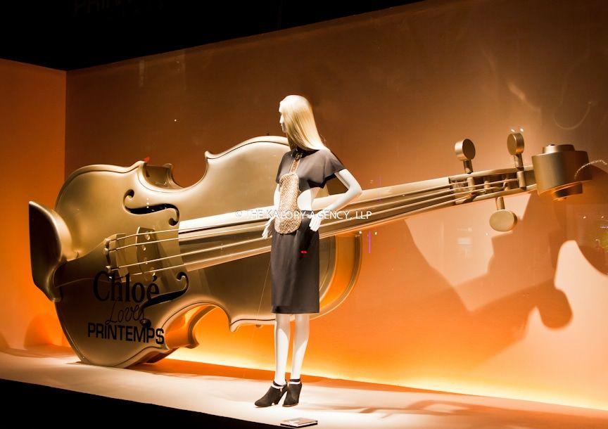 Store window photographer in department store Paris february 2013 Store window photographer in department store Paris