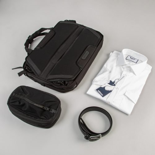 flat lay product montage